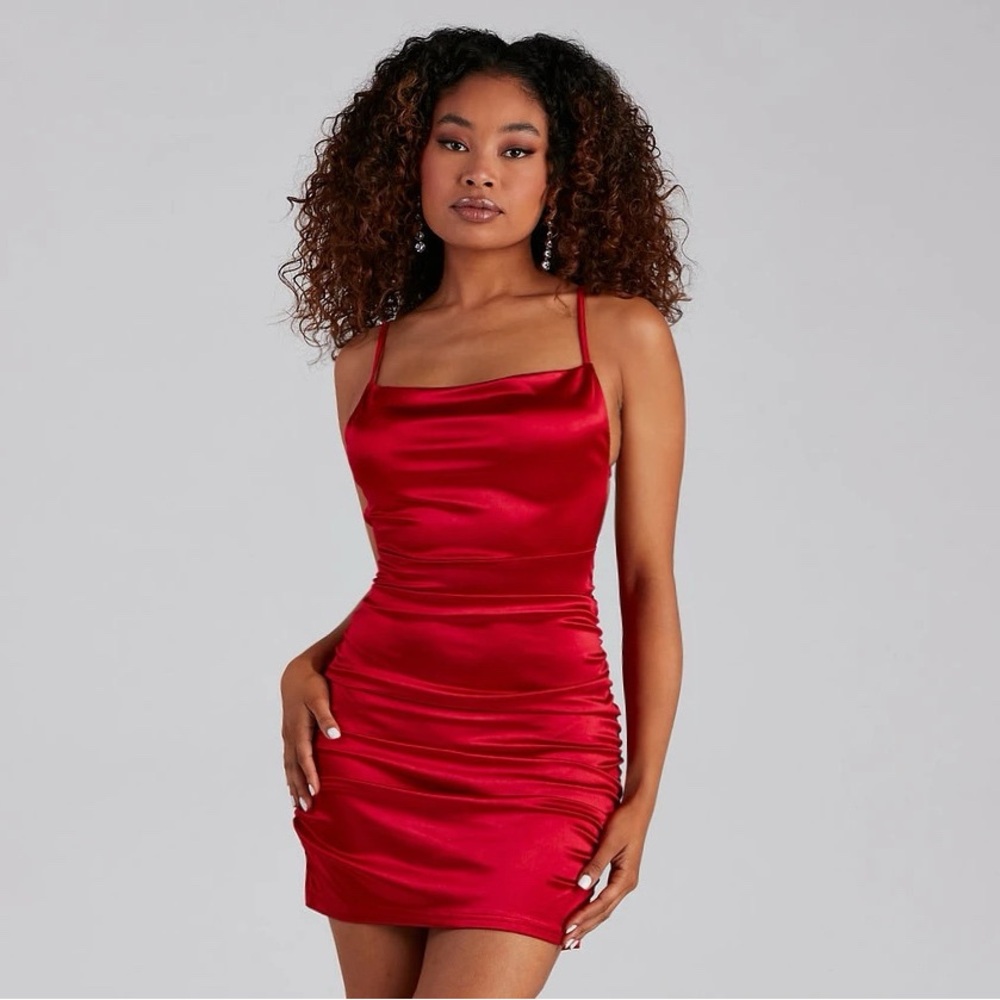 FOREVER 21 Satin Mini Dress